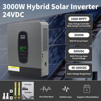 Hybrid solar inverter