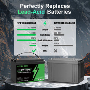 DATOUBOSS 12VDC–230VAC 1800W 1.28kWh 100Ah Power Kit Hybrid Inverter with Built - in MPPT Controller & 12V 100Ah LiFePO4 Battery (EVE Cells) Smart BMS Protection High Efficiency for Home Energy Storage RV Outdoor Camping Off - Grid Cabin Backup Power System - DATOUBOSS Rechargeable Lifepo4 Batteries Voltage Converters InverterSP-DT-1218M-12V100A-L-EU