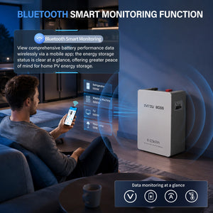 DATOUBOSS 24V 314Ah LiFePO4 Battery with 24V 8A Smart Charger, 8kWh Energy Storage, 150A BMS & Bluetooth App for Home & Off-Grid - DATOUBOSSSP-DT-24314-G21508-EU