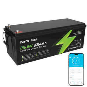 DATOUBOSS 24V 324Ah LiFePO4 Battery | 200A Smart BMS | Bluetooth & Low-Temp Protection | 15000 Cycles for RV, Solar - DATOUBOSSSP-DT-24324-A01-EU