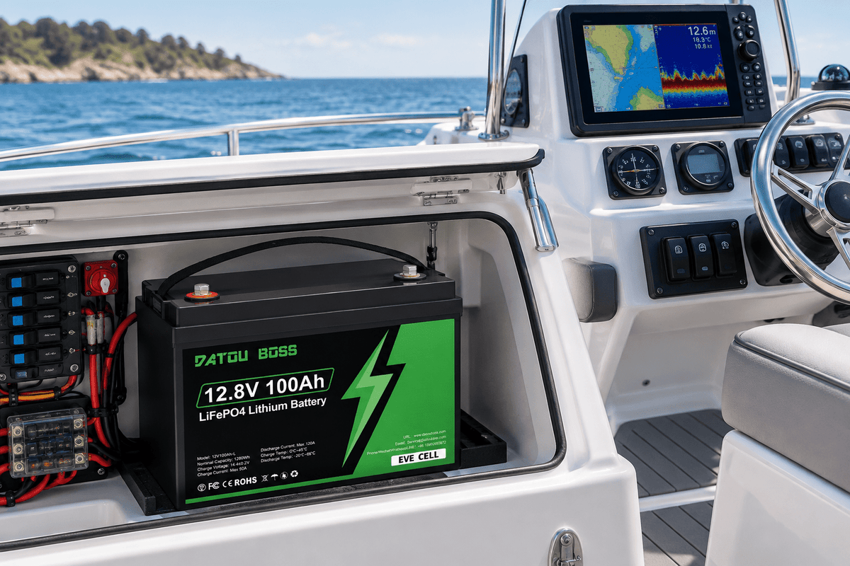 How Can a Marine Battery Power a Fish Finder, Navigation, and Lights? - DATOUBOSS