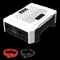 DATOUBOSS 3000W Pure Sine Wave Inverter, 12V to 230V AC Voltage Converter, Peak Power 6000W Peak Power, with Intelligent Detection System & LCD Display & 2 EU Socket