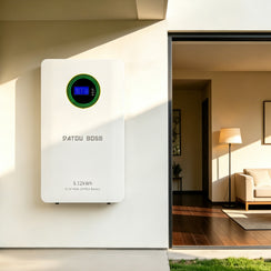 DATOUBOSS 51.2V 100Ah LiFePO4 Battery, 5.12kWh, 100A BMS , Wall-Mounted ,for Solar Home RV Energy Storage