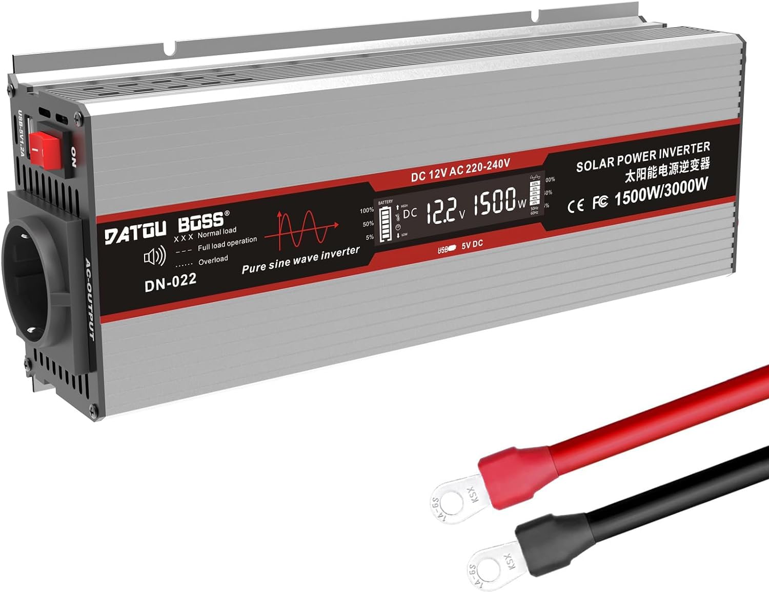 DATOUBOSS Rechargeable Lifepo4 Batteries Voltage Converters Inverter