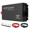DATOUBOSS 2000W Pure Sine Wave Inverter, 12V to 230V AC Voltage Converter, Peak Power 4000W with 1 EU Plug, LCD Display and Radio Remote Control for Trucks, Motorhomes, Home, Camping, Household