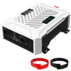DATOUBOSS 3500W Pure Sine Wave Inverter, 24V to 230V AC Voltage Converter, Peak Power 7000W Peak Power, with Intelligent Detection System & LCD Display & 2 EU Socket