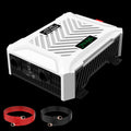 DATOUBOSS 3500W Pure Sine Wave Inverter, 24V to 230V AC Voltage Converter, Peak Power 7000W Peak Power, with Intelligent Detection System & LCD Display & 2 EU Socket
