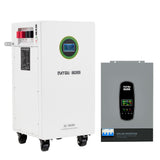 DATOUBOSS 48V 6200W Hybrid Solar Inverter + 32kWh 628Ah LiFePO4 Battery (300A BMS), 120A MPPT, 8500W PV Input, Lightning Protection for Home Backup & Off-Grid Systems