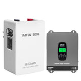DATOUBOSS 3300 W Hybrid-Wechselrichter 24 V, Hybrid-Solar-Wechselrichter am Netz, unterstützt batterielosen Betrieb, 24 V DC bis 220/230 V AC, BMS-Schutzsystem, mit 150 A MPPT für 24 V-Batterien (kompatibel mit WiFi 06)