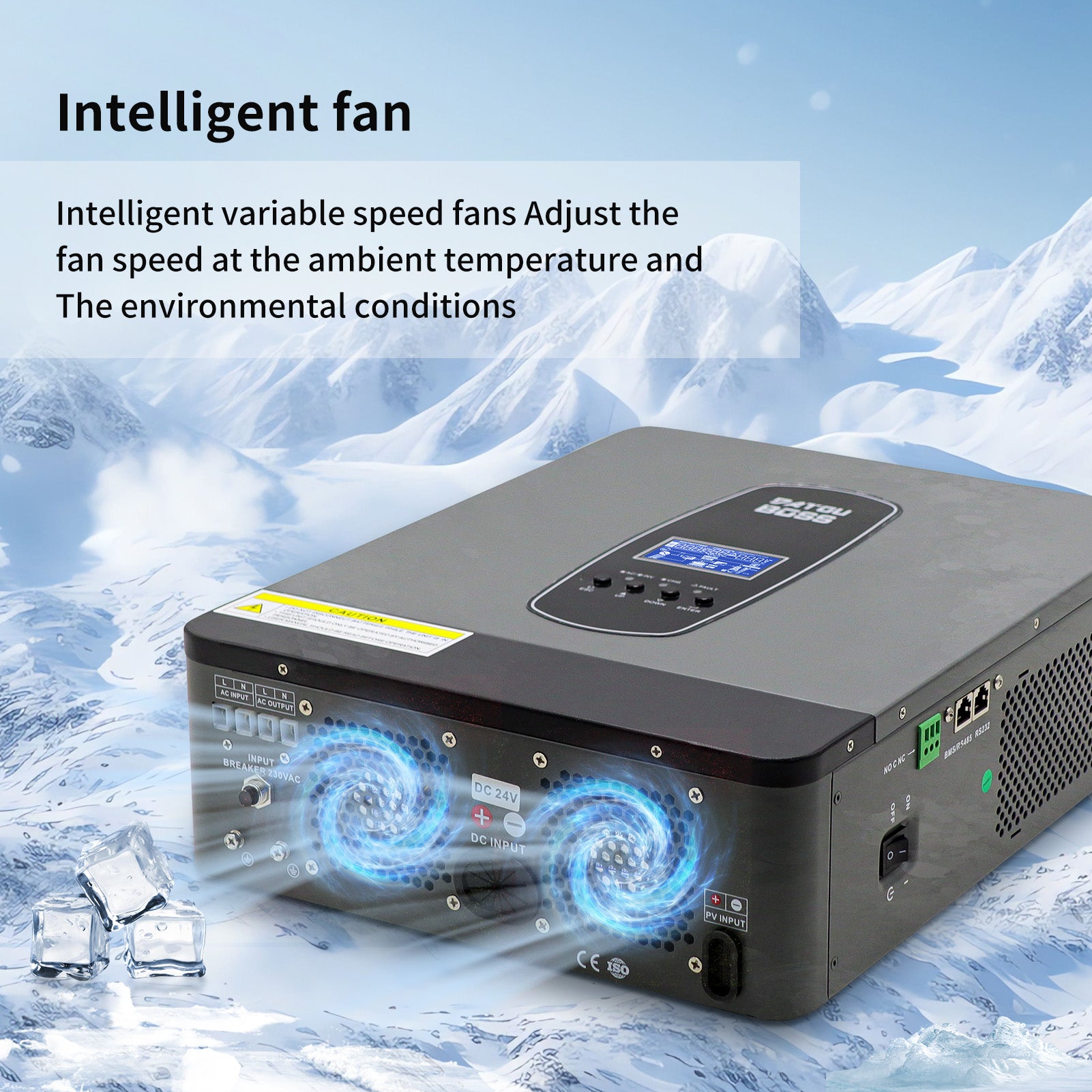 DATOUBOSS Rechargeable Lifepo4 Batteries Voltage Converters Inverter