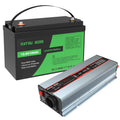 DATOUBOSS 12.8V 100Ah LiFePO4 battery and 1200W pure sine wave inverter kit for small off-grid power