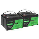 DATOUBOSS 12V 100Ah LiFePO4 battery 4-pack bundle, ideal for building a 48V 100Ah home solar energy bank