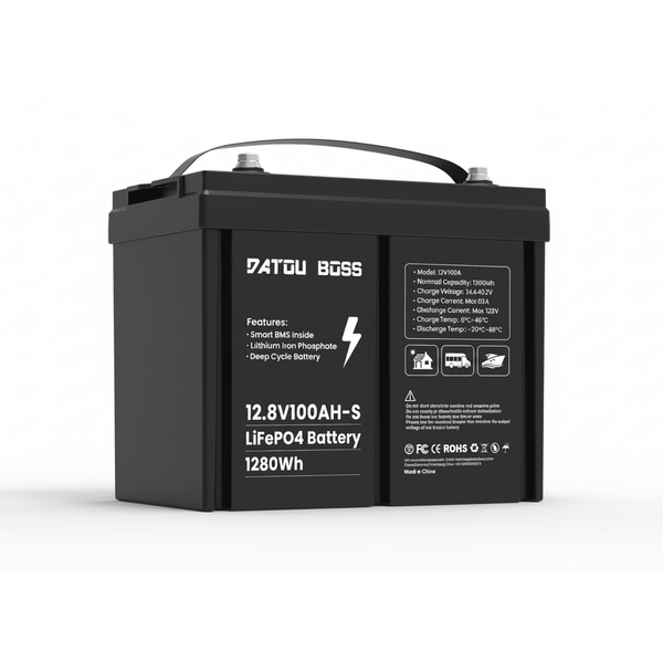 DATOUBOSS 12V 100Ah LiFePO4 Power Battery - DATOUBOSSSP-DT-12100-S01-EU