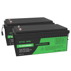 DATOUBOSS 12.8V 300Ah lithium battery bank, supports parallel expansion for stable and efficient mobile power
