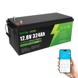 DATOUBOSS 12V 324Ah LiFePO4 Battery | 200A Smart BMS | Bluetooth & Low-Temp Protection | 15000 Cycles for RV, Solar - DATOUBOSSSP-DT-12324-A01-EU