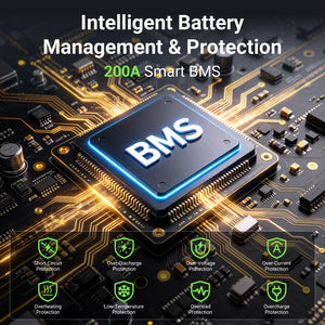 DATOUBOSS 12V 324Ah LiFePO4 Battery | 200A Smart BMS | Bluetooth & Low-Temp Protection | 15000 Cycles for RV, Solar - DATOUBOSSSP-DT-12324-A01-EU