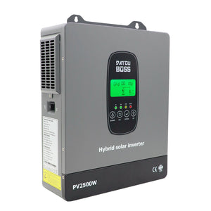 DATOUBOSS 1800W Hybrid Inverter 12V, Hybrid Solar Inverter On Grid, Supports Battery - Free Operation, 12V DC to 220/230V AC, BMS Protection System, with 150A MPPT for 12V Batteries - DATOUBOSS Rechargeable Lifepo4 Batteries Voltage Converters InverterSP-DT-1218M-A-UA