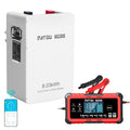 DATOUBOSS 24V 314Ah LiFePO4 Battery with 24V 8A Smart Charger, 8kWh Energy Storage, 150A BMS & Bluetooth App for Home & Off-Grid - DATOUBOSSSP-DT-24314-G21508-EU