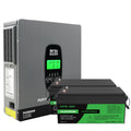 DATOUBOSS 24V 3.3kW 5.12kWh Solar Home Storage Backup Off Grid Kit 200Ah LiFePO4 (2x12V200Ah) + 3300W Hybrid Inverter 150A MPPT Pure Sine Wave, 24V DC to 220/230V AC, BMS Protection System, for RV Solar Home System - DATOUBOSS Rechargeable Lifepo4 Batteries Voltage Converters InverterSP-DT-2433M-12V200A-A-EU
