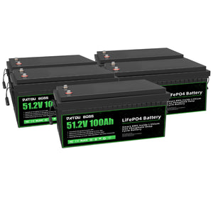 DATOUBOSS 48V 100Ah LiFePO4 Lithium Battery with 200A BMS – Deep Cycle Battery for Golf Cart, RV, Solar Home System & DIY Applications - DATOUBOSS Rechargeable Lifepo4 Batteries Voltage Converters InverterSP-DT-51.2V100A-B01-EU-5