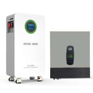 DATOUBOSS 48V 11kW 16kWh Solar Home Storage Backup Off Grid Kit 314Ah LiFePO4 (with 210A BMS) + 11kW Hybrid Inverter 150A MPPT, 27A PV Input，for High - Capacity Solar Storage, RV, and Home Energy Systems - DATOUBOSS Rechargeable Lifepo4 Batteries Voltage Converters InverterSP-LX-DT4811B-48V-48314-C-EU
