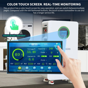 DATOUBOSS 48V 11kW 16kWh Solar Home Storage Backup Off Grid Kit 314Ah LiFePO4 (with 210A BMS) + 11kW Hybrid Inverter 150A MPPT, 27A PV Input，for High - Capacity Solar Storage, RV, and Home Energy Systems - DATOUBOSS Rechargeable Lifepo4 Batteries Voltage Converters InverterSP-LX-DT4811B-48V-48314-C-EU