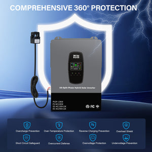 DATOUBOSS 6200W Solar Hybrid Inverter 48VDC to 230VAC, 120A MPPT, 8500W PV Input, Battery - Free Operation, BMS Protection, 27A PV Input, Lightning & Anti - Backflow Protection, Off - Grid & Grid - Connected Compatible (Compatible with WiFi 04) - DATOUBOSS Rechargeable Lifepo4 Batteries Voltage Converters InverterSP-DT-4862SQ-A-EU