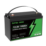 DATOUBOSS EVE Cells 12V 100Ah LiFePO4 Battery, 100A BMS, 4000+ Deep Cycles Lithium Battery for RV & Solar - DATOUBOSS Rechargeable Lifepo4 Batteries Voltage Converters InverterSP-DT-12V100A-L01-UA